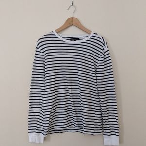 Banana Republic Striped Long Sleeve Shirt